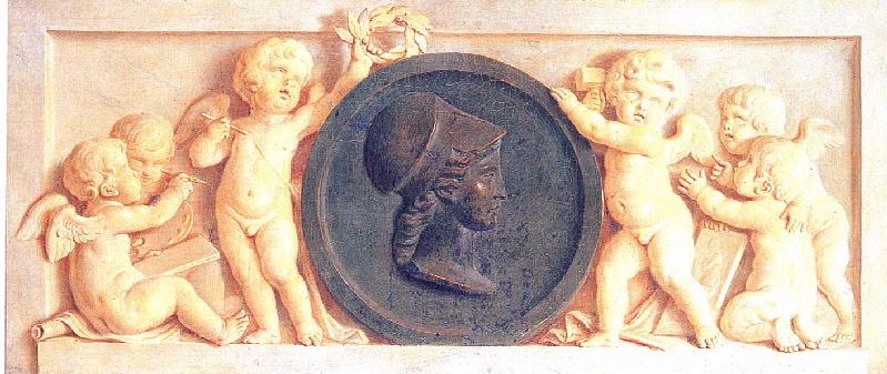 Bas Relief, Minerve — Piat Joseph Sauvage
