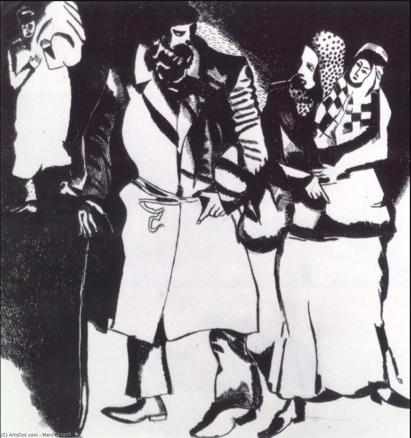 A Group Of People — Marc Chagall