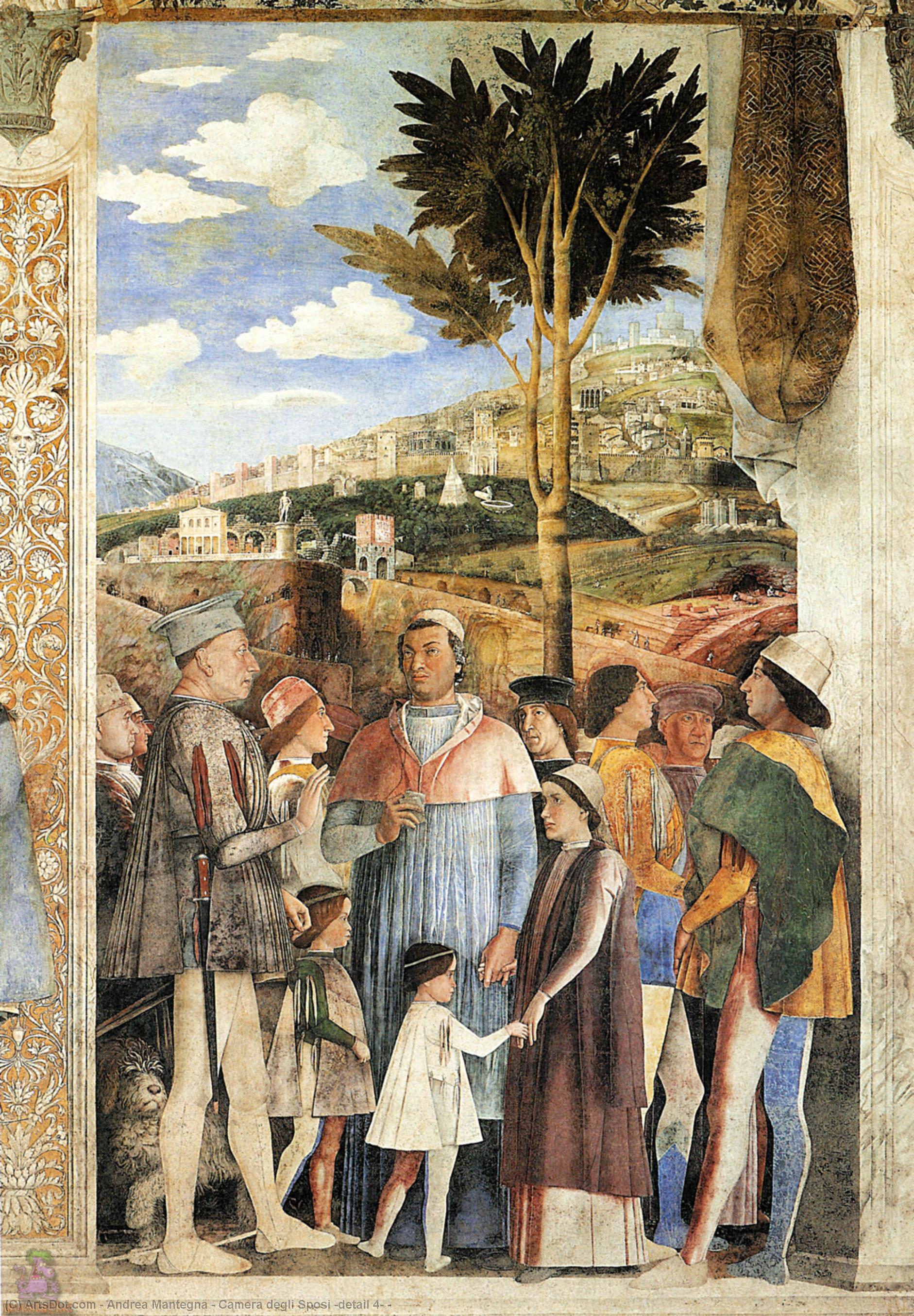 Camera Degli Sposi (detail 4) - — Andrea Mantegna
