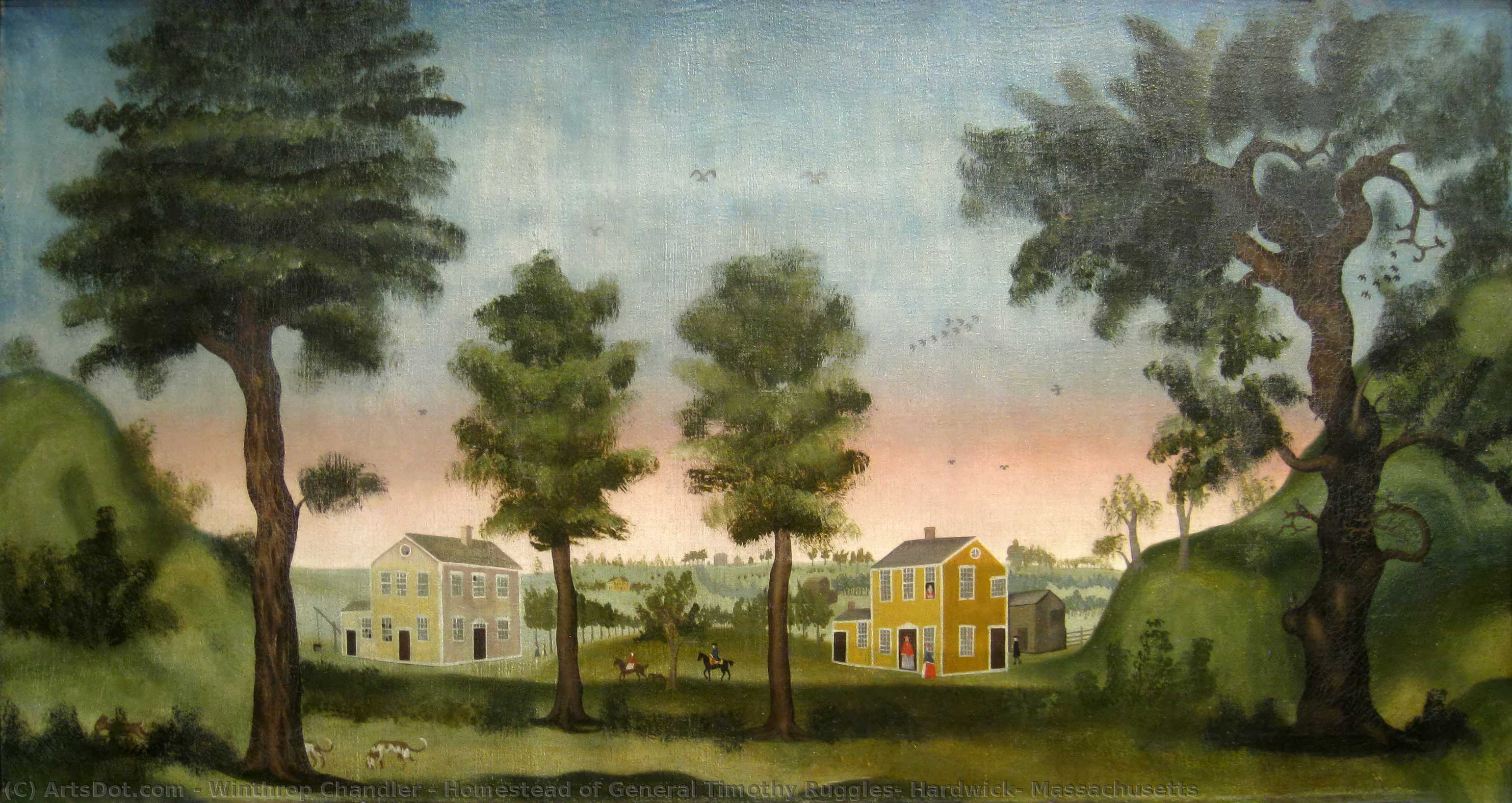 Homestead Of General Timothy Ruggles, Hardwick, Massachusetts — Winthrop Chandler
