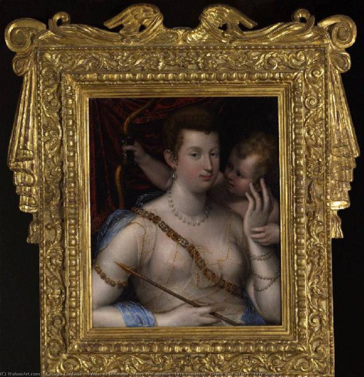 Vénus Et L'amour Vénus Et Cupidon (titre Moderne) Diane De Poitiers (titre Ancien) — Lavinia Fontana