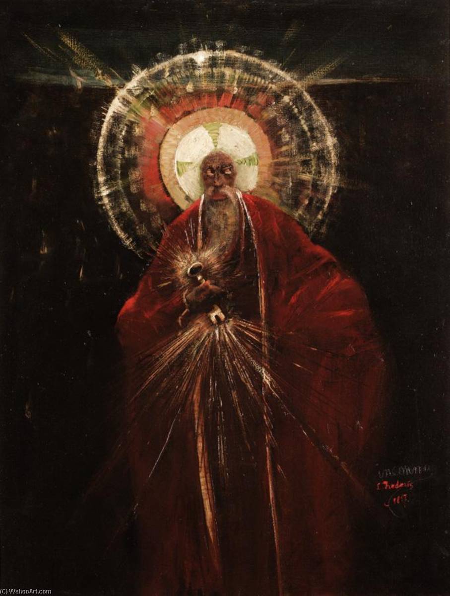 The Keeper Of The Heavenly Key — Léon Frédéric