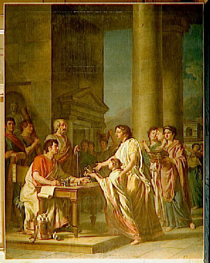 Piété Et Générosité Des Dames Romaines — Nicolas Guy Brenet