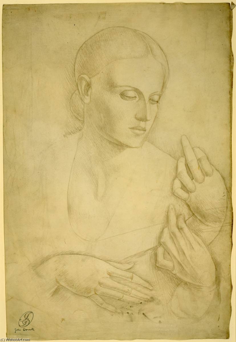 Woman With A Guitar, Study — John Downton