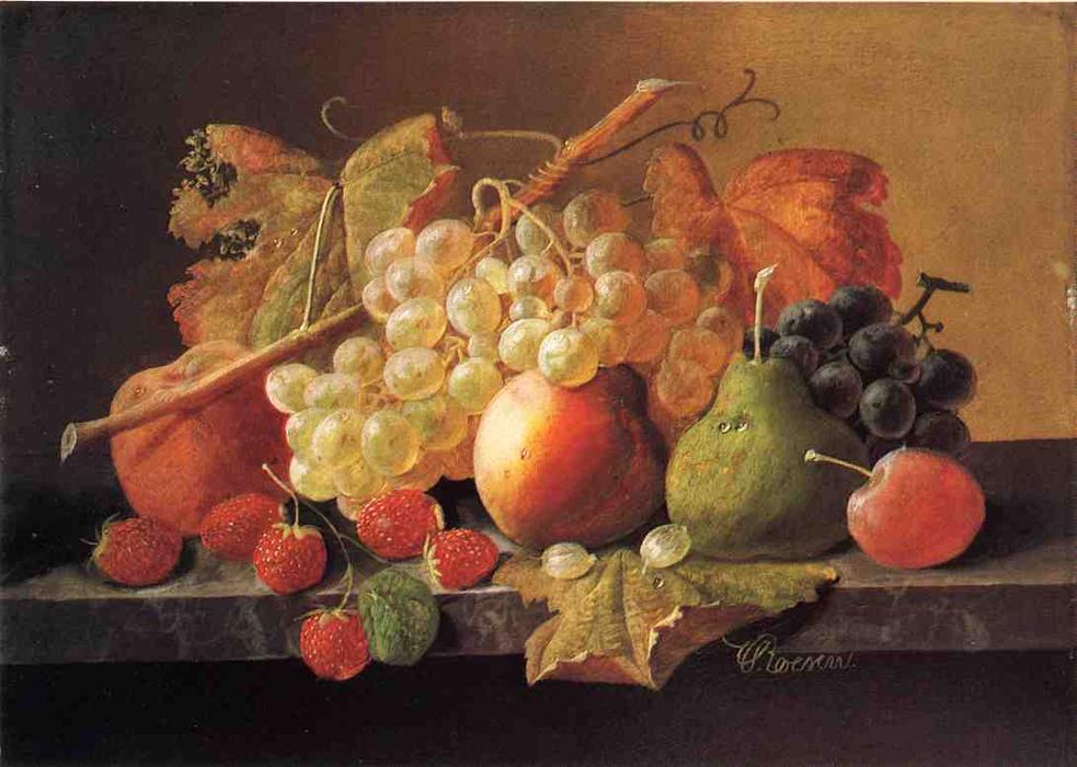 Fruit On A Marble Ledge — Северин Розен