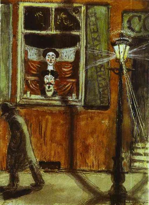 Barbershop Window — Мстислав Добужинский