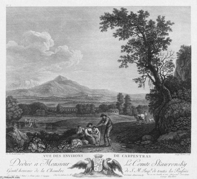 View Of The Environs Of Carpentras — Georg Abraham Hackert