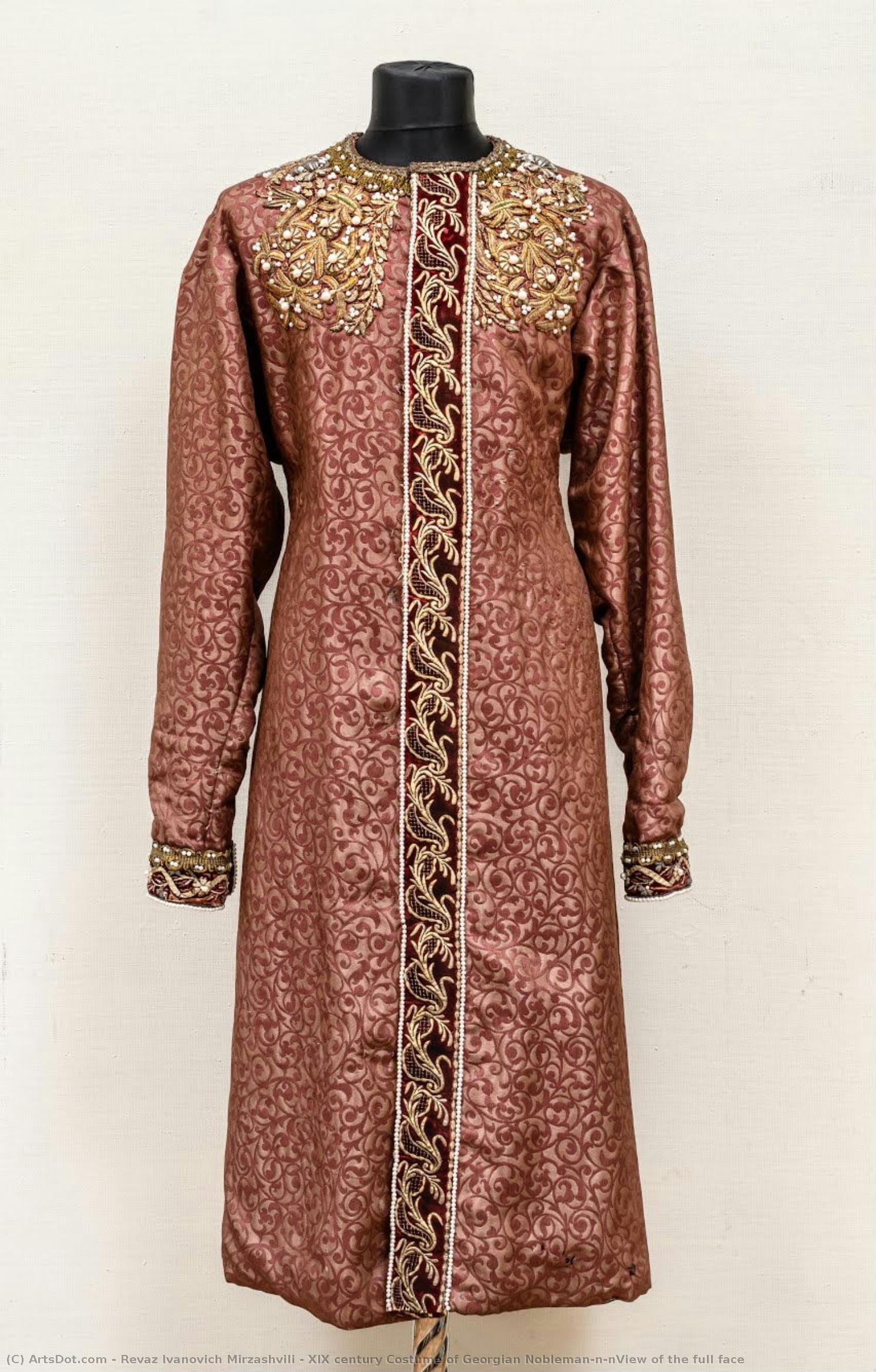 Xix Century Costume Of Georgian Nobleman\n\nview Of The Full Face — Revaz Ivanovich Mirzashvili