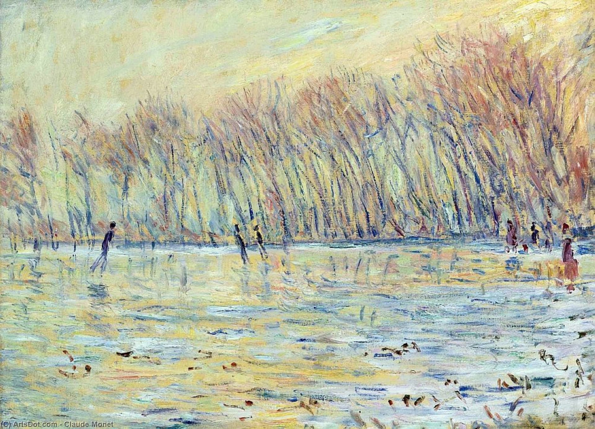 Scaters In Giverny — クロード・モネ