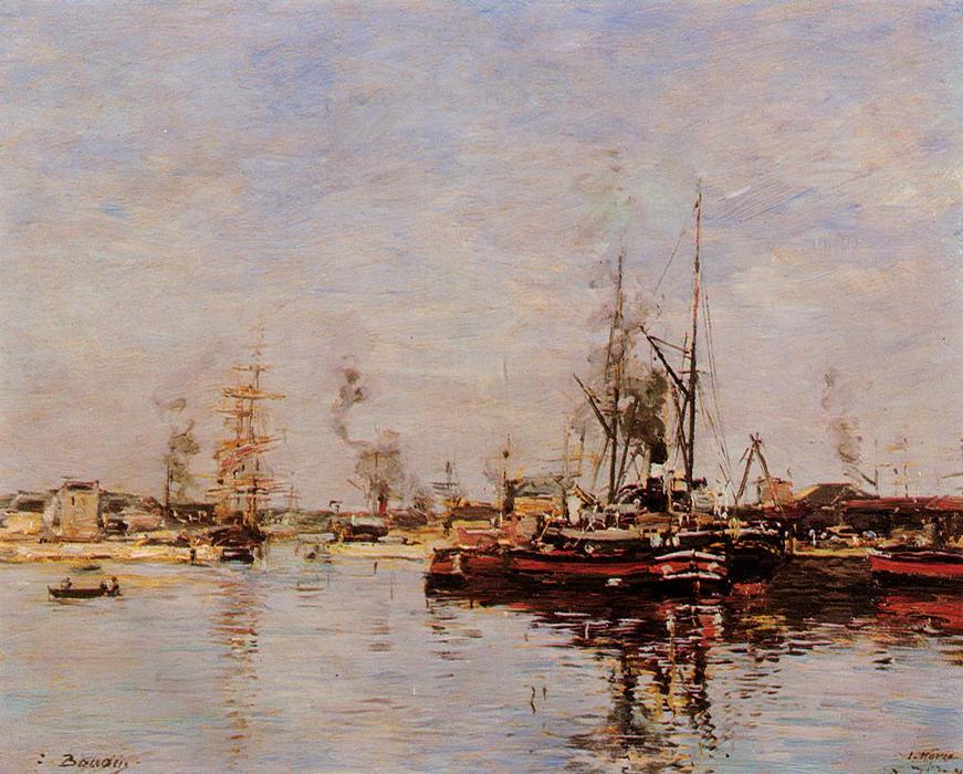 Entrance To The Port Of Le Havre — Eugène Louis Boudin
