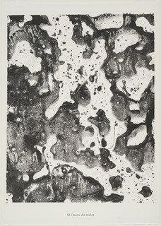 Rock Foam (l'écume Des Roches) From The Portfolio Waters, Stones, Sand (eaux, Pierres, Sable) From Phenomena (les Phénomènes) — Jean Philippe Arthur Dubuffet