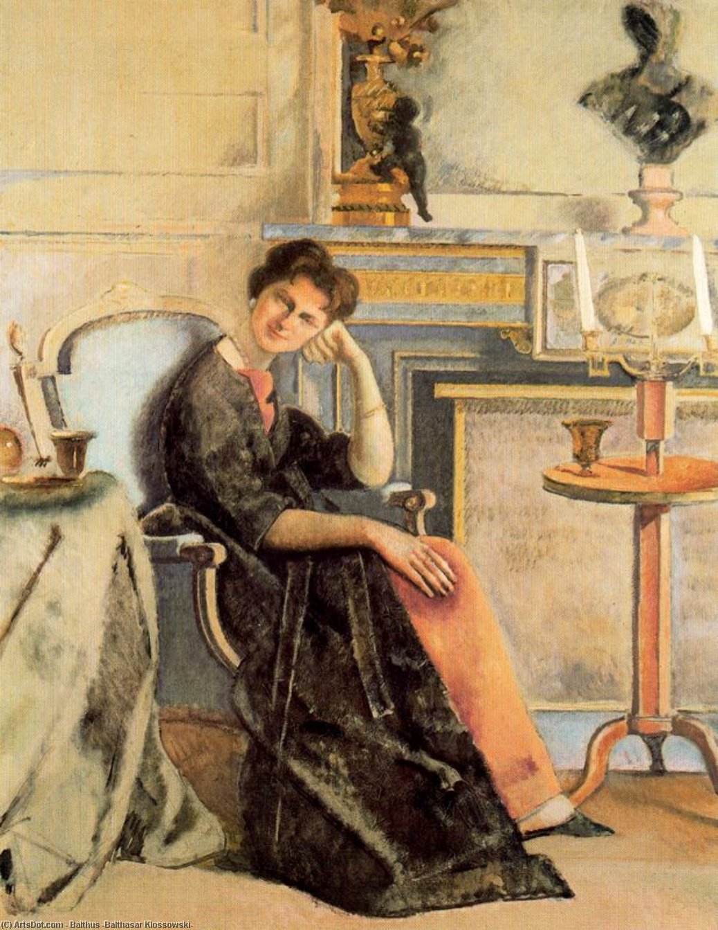 Portrait Of Baroness Alain De Rothschild — Balthus