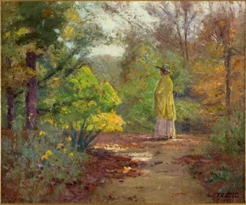 Selma And The Yellow Shawl — Theodore Clement Steele