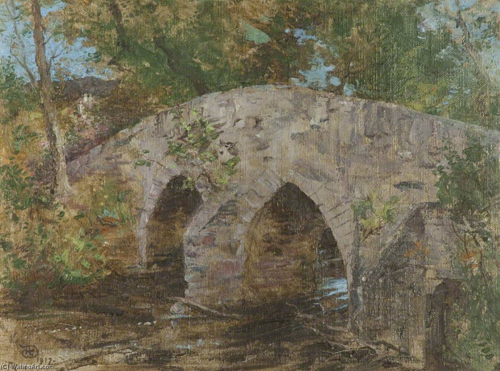 The Crossag (monks Bridge, Rushen Abbey, Malew) — Robert Duddingstone Herdman