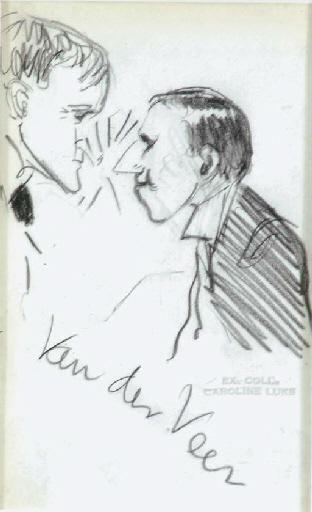 Two Men- Nose To Nose — George Benjamin Luks