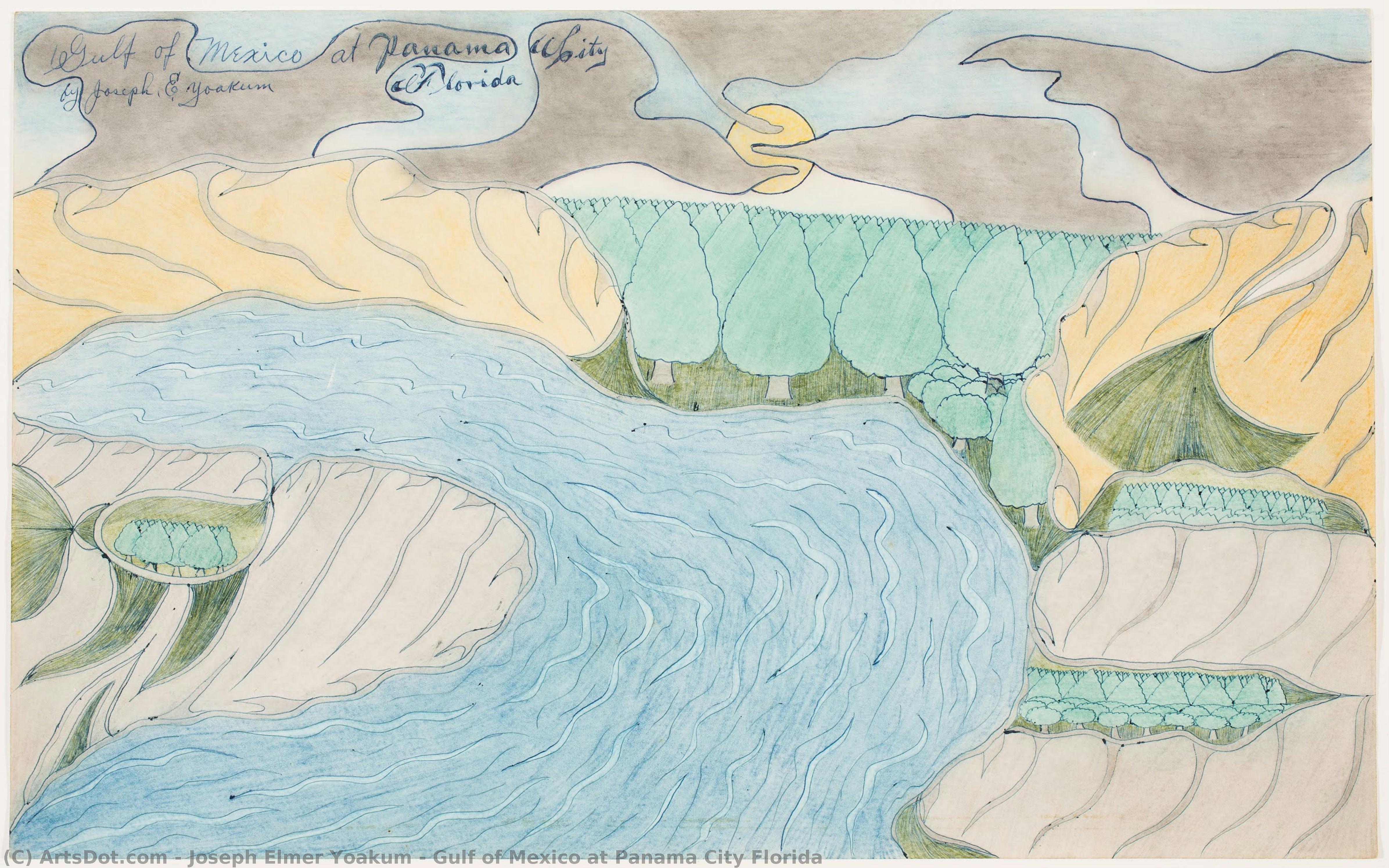 Gulf Of Mexico At Panama City Florida — Joseph Elmer Yoakum