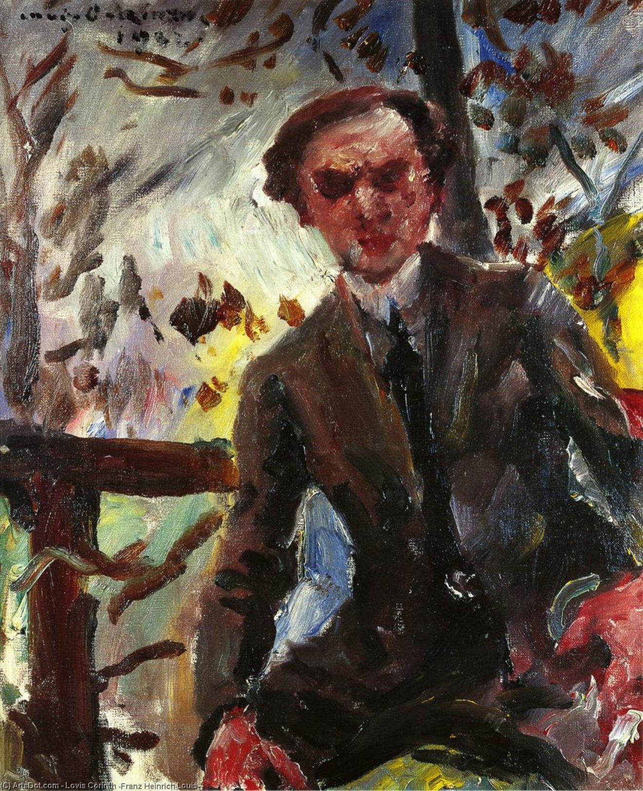 Portrait Of The Painter Leo Michelson — Lovis Corinth