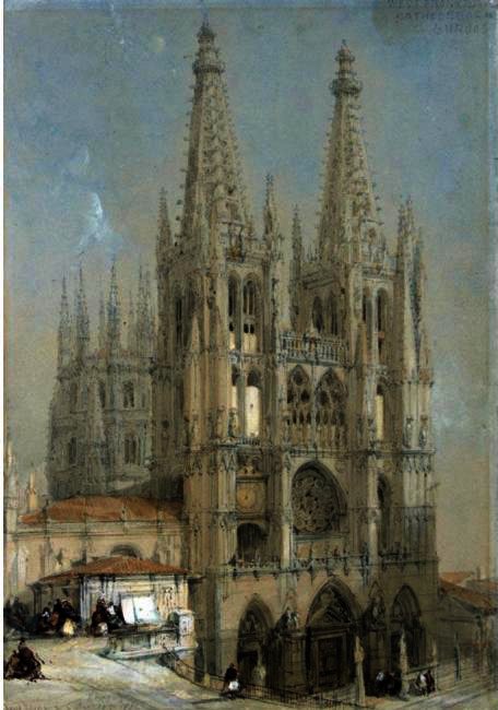 Burgos Cathedral, Spain — David Roberts (maler)