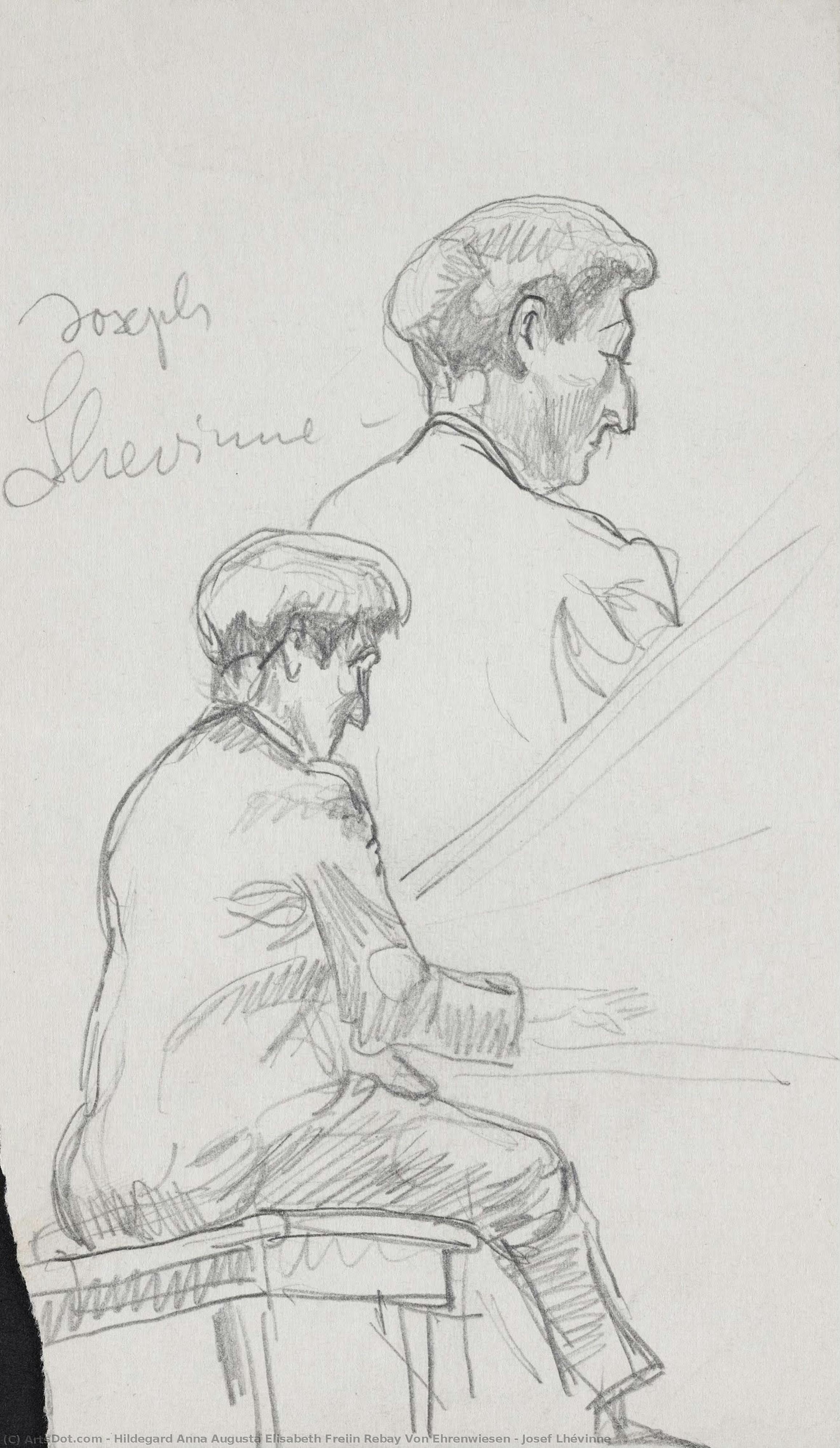 Josef Lhévinne — Hildegard Anna Augusta Elisabeth Freiin Rebay Von Ehrenwiesen