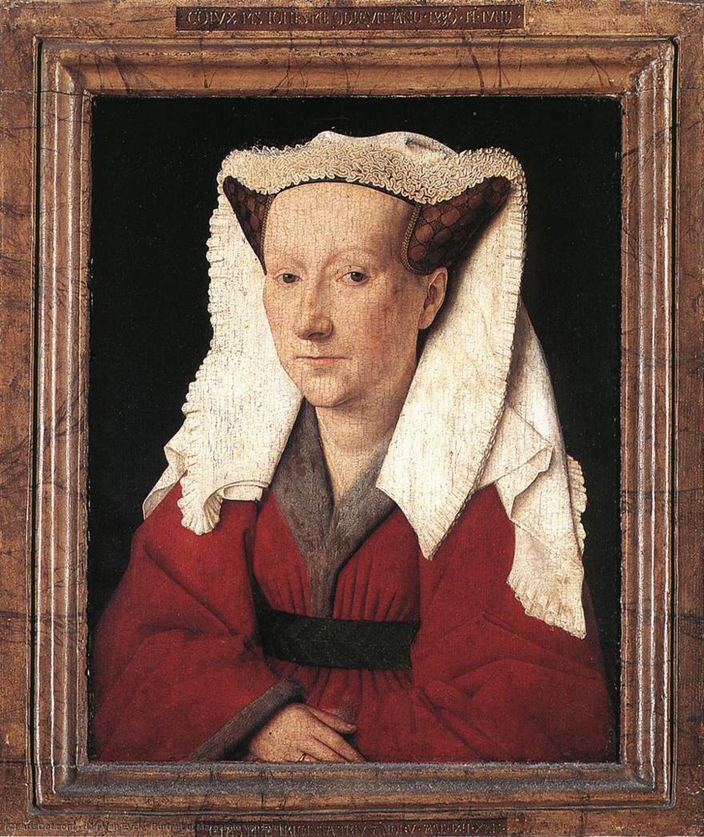 Portrait De Margareta Van Eyck — Jan Van Eyck