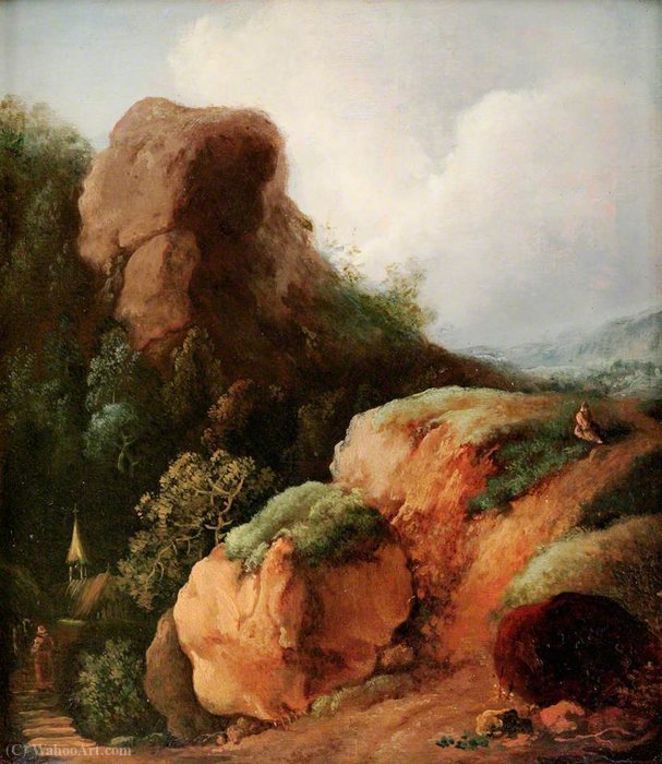 Landscape With Crags — Christian Wilhelm Ernst Dietrich Dietrich