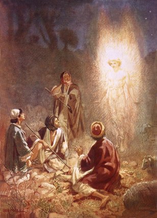An Angel Announcing To The Shepherds Of Bethlehem — William Brassey Hole
