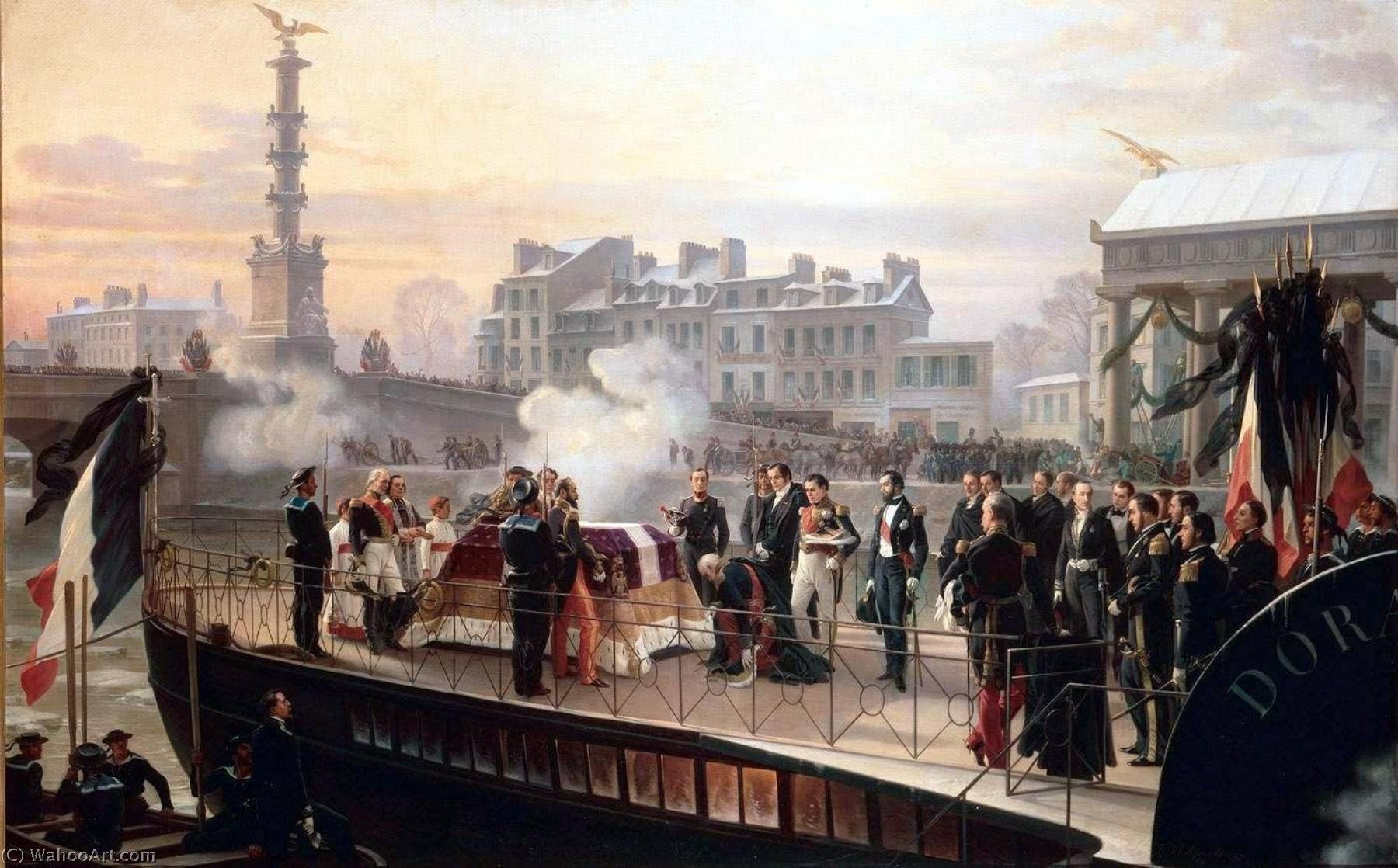 Retour Des Cendres De Napoléon Ier De Sainte Hélène. 14 Décembre 1840 L'arrivée De La Dorade À Courbevoie — Henri Félix Emmanuel Philippoteaux