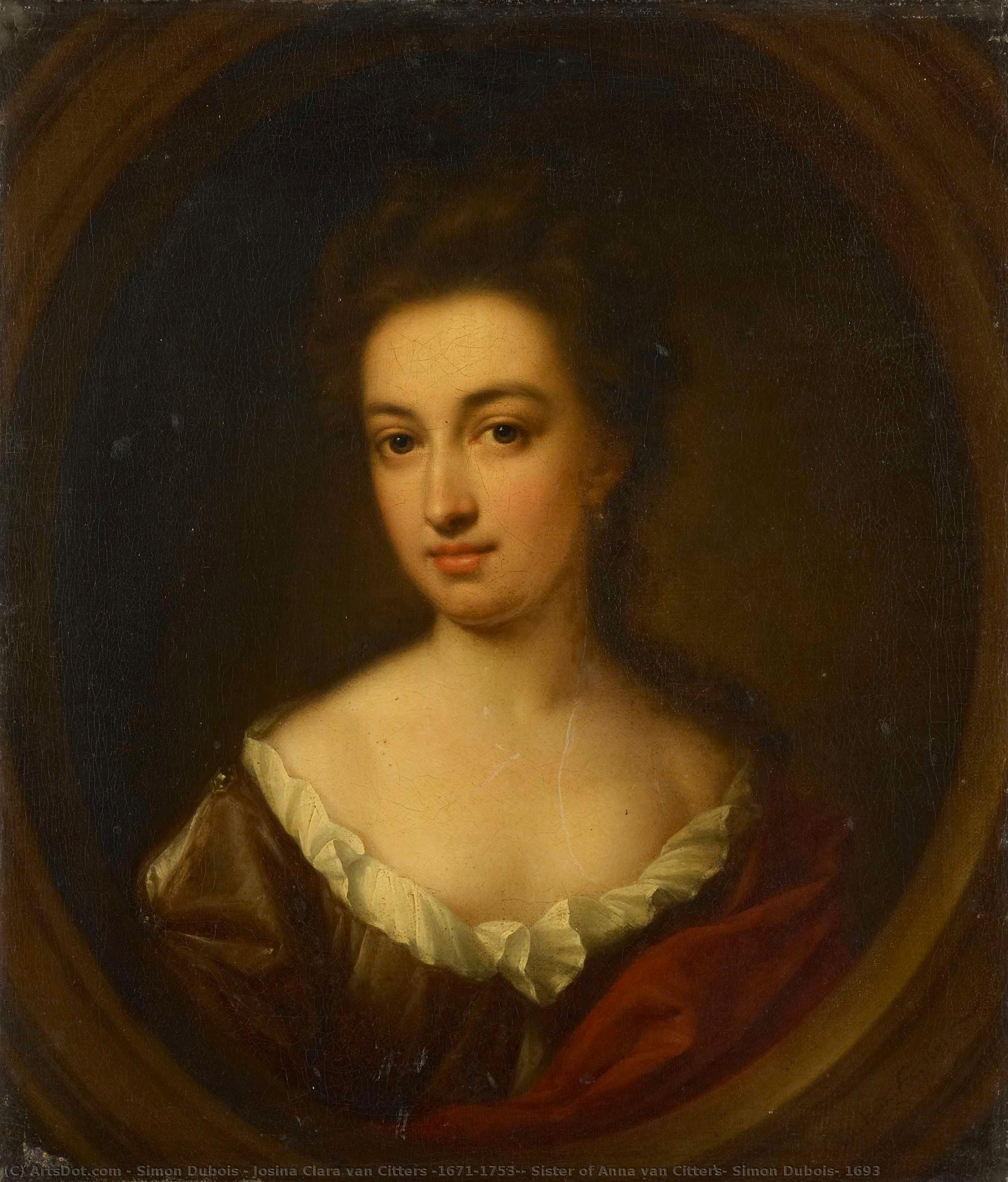Josina Clara Van Citters (1671-1753), Sister Of Anna Van Citters, Simon Dubois, 1693 — Simon Dubois