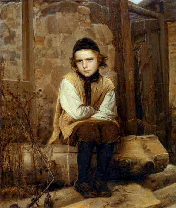 Insulted Jewish Boy — Ivan Nikolaevich Kramskoy