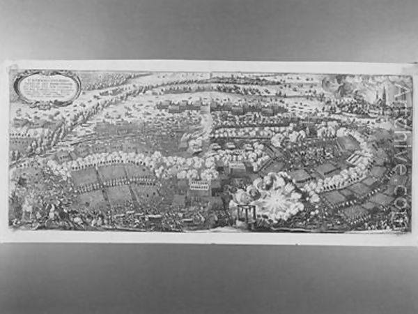 Battle Of Luetzen — Matthäus The Elder Merian