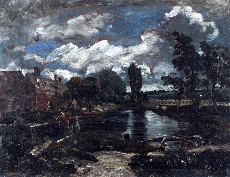 Flatford Mill From A Lock On The Stour — ジョン・コンスタブル