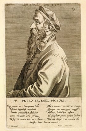 Portrait Of Pieter Brueghel The Elder - — Theodor Galle
