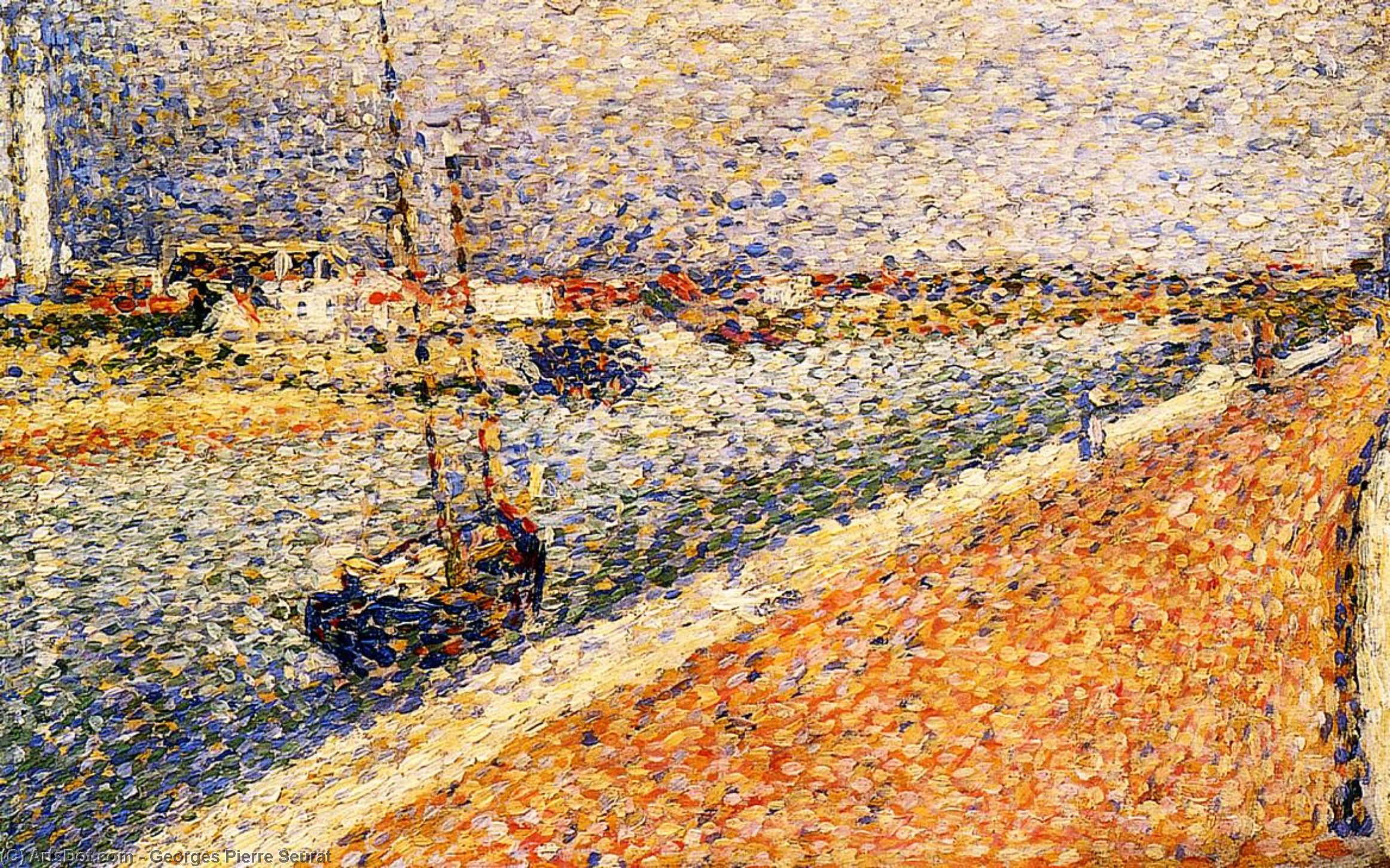 Study For 'the Channel At Grvelines, Petit-fort-phillipe — Žorž Pjer Ser