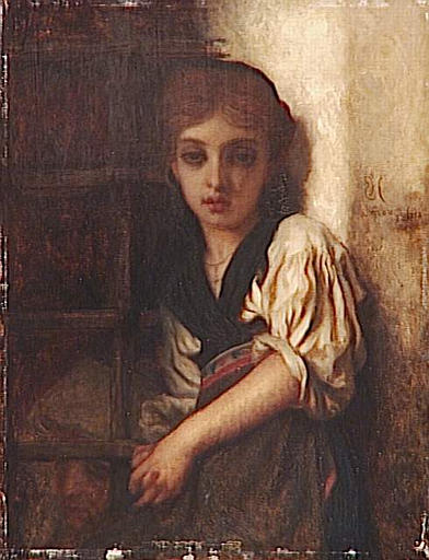 Crescenza A La Fenetre De La Prison — Ernest Hébert