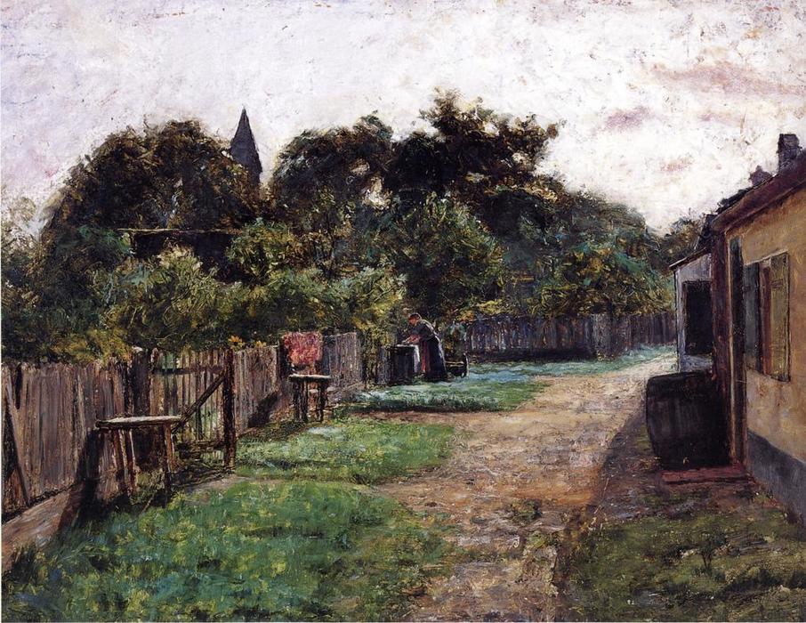 Village Scene — Theodore Clement Steele