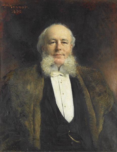 Portrait De Louis Ricard (louis Pierre Hippolyte Ricard Né Le 17 Mars 1839 À Caen, Mort Le 2 Mars 1921 À Rouen, Maire De Rouen Du 19 Novembre 1881 Au 14 Janvier 1886) — Léon Joseph Florentin Bonnat
