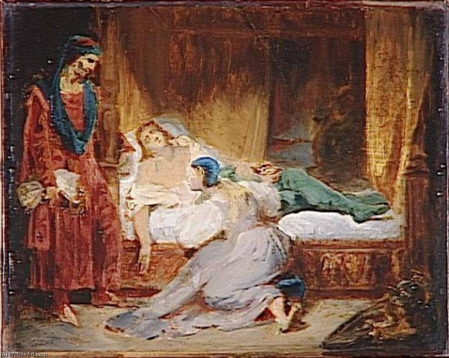 Le Devouement De La Princesse Sibylle (esquisse) — Auvray Félix