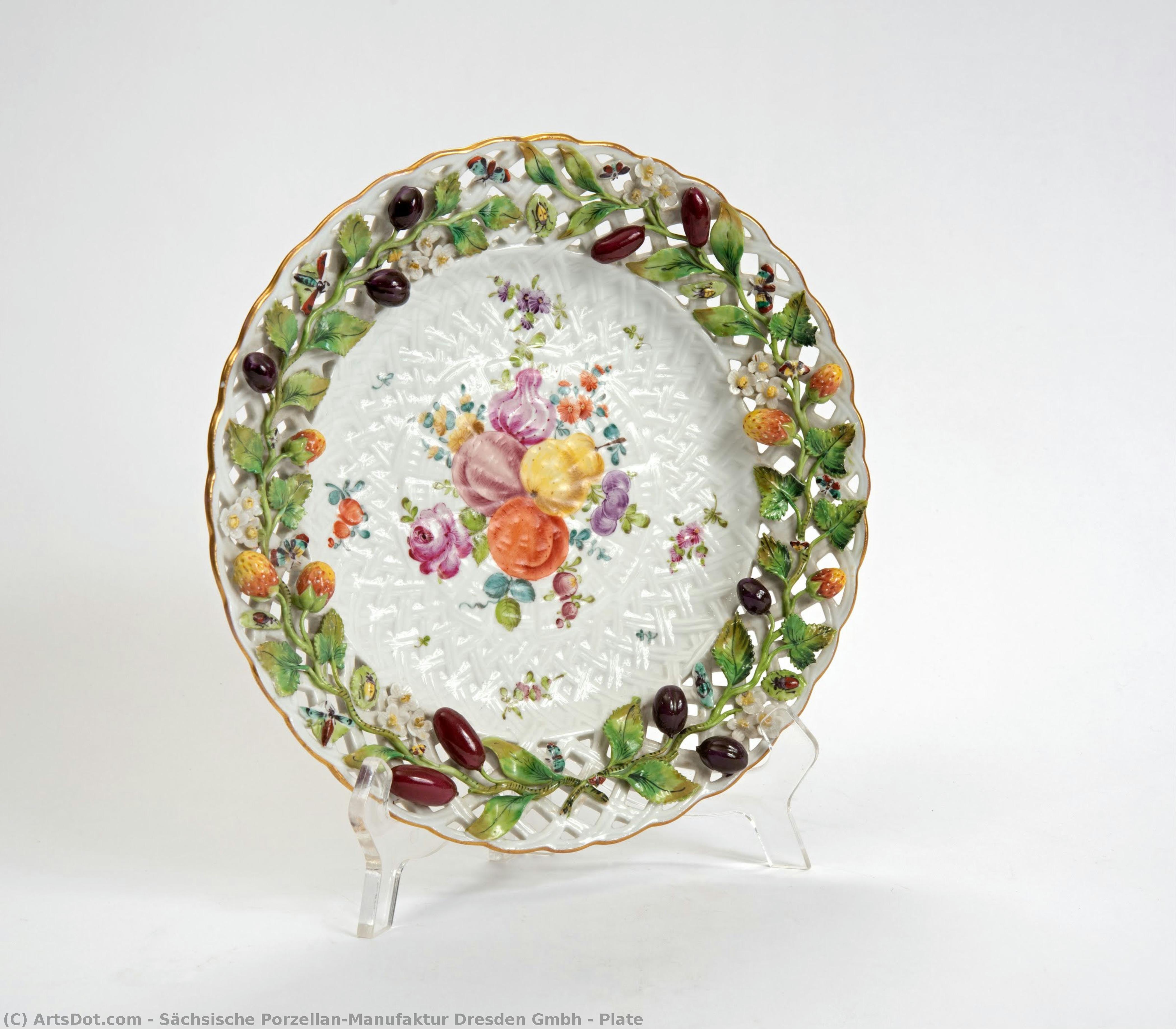 Plate — Sächsische Porzellan-manufaktur Dresden Gmbh