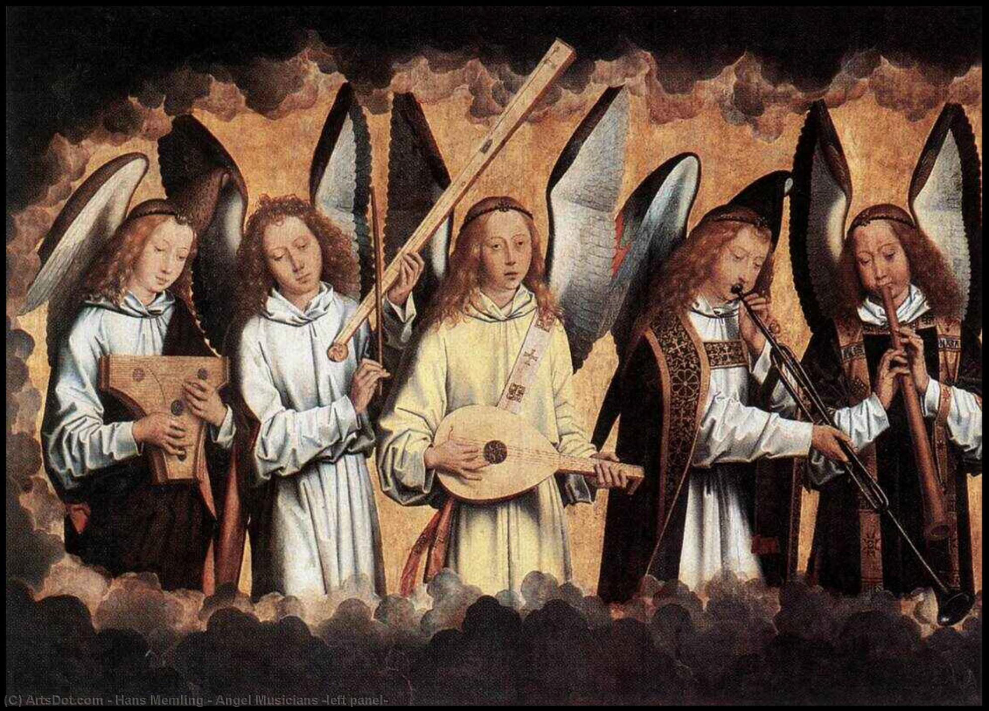 Angel Musicians (left Panel) — Ханс Мемлинг