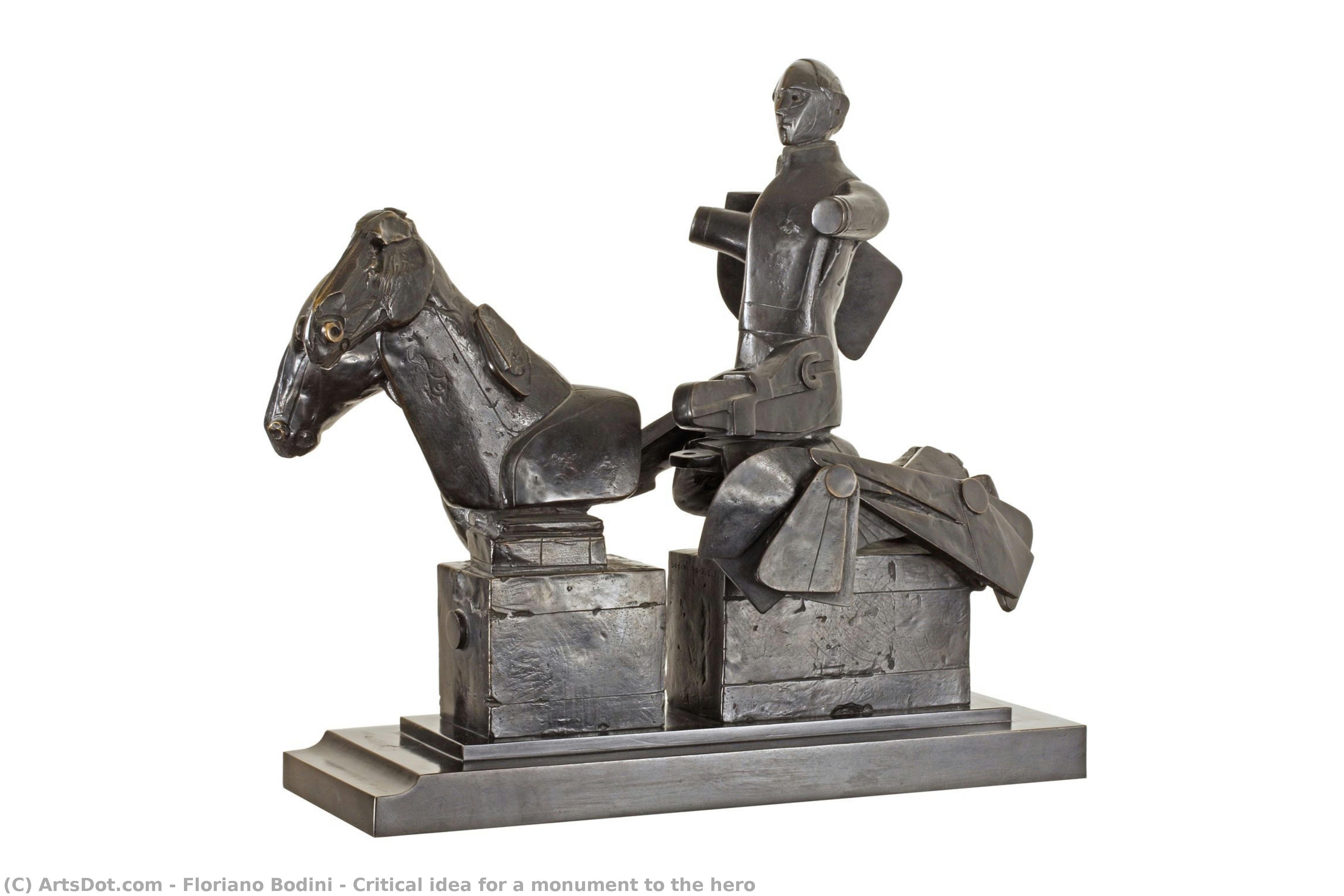 Critical Idea For A Monument To The Hero — Floriano Bodini