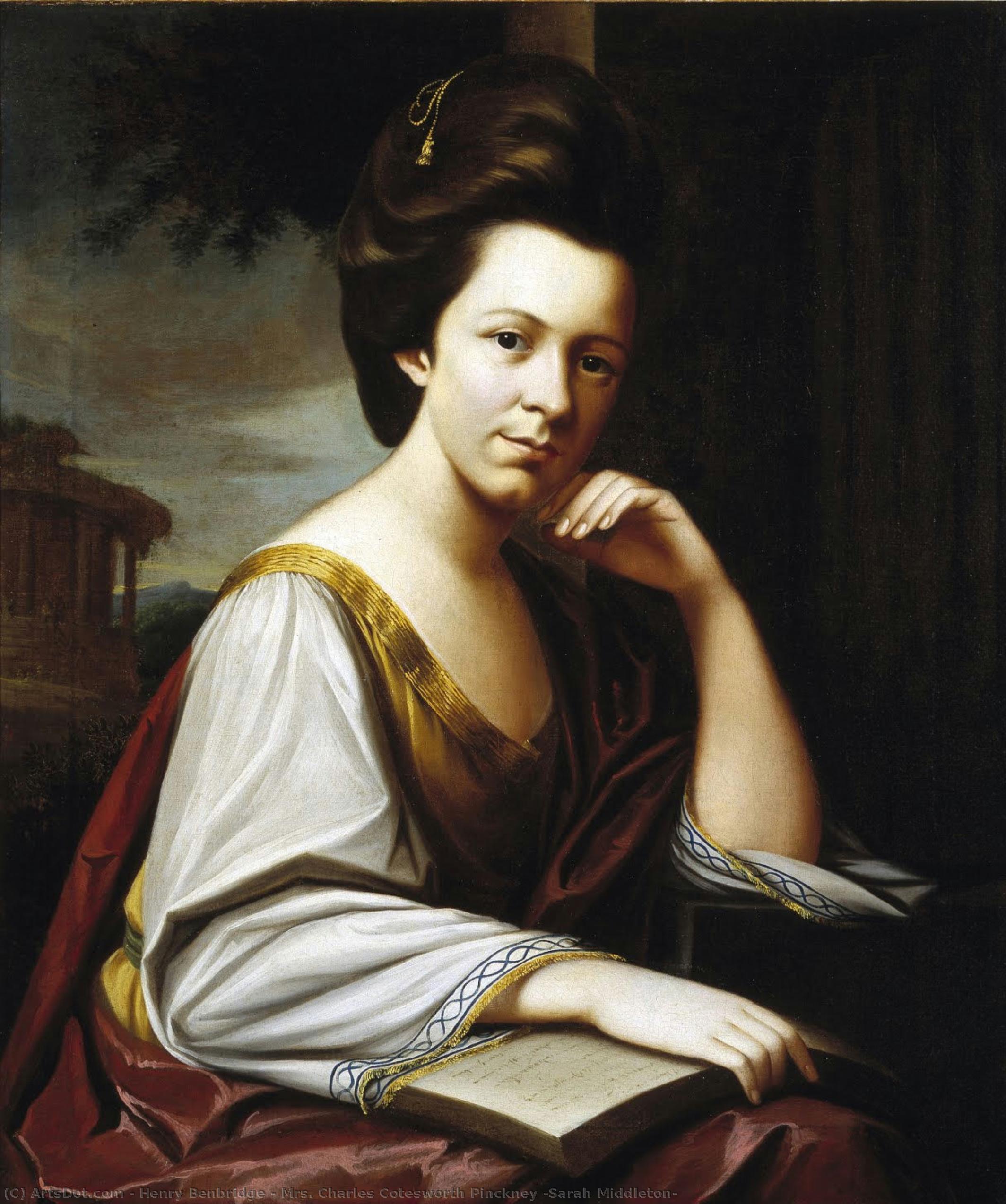 Mrs. Charles Cotesworth Pinckney (sarah Middleton) — Henry Benbridge