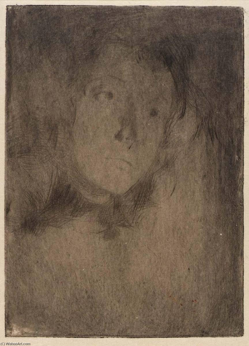 Head Of A Woman — Julian Alden Weir