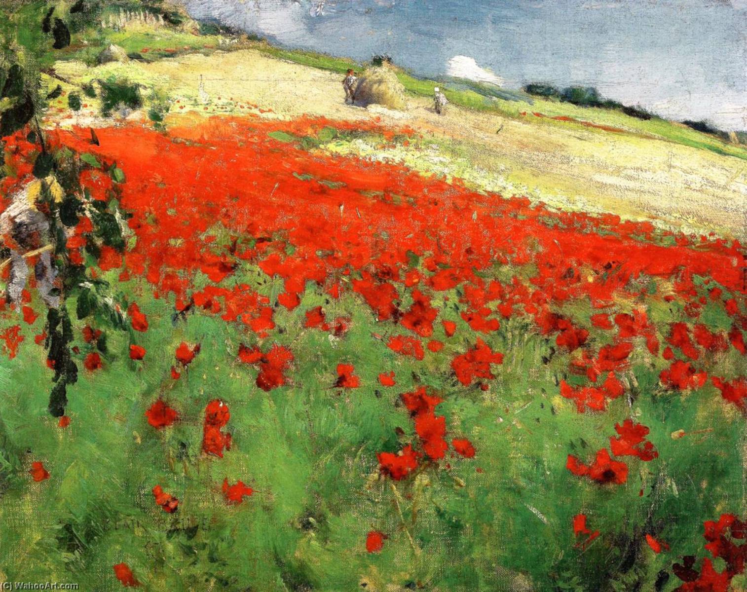 Landscape With Poppies — Уильям Блэр Брюс