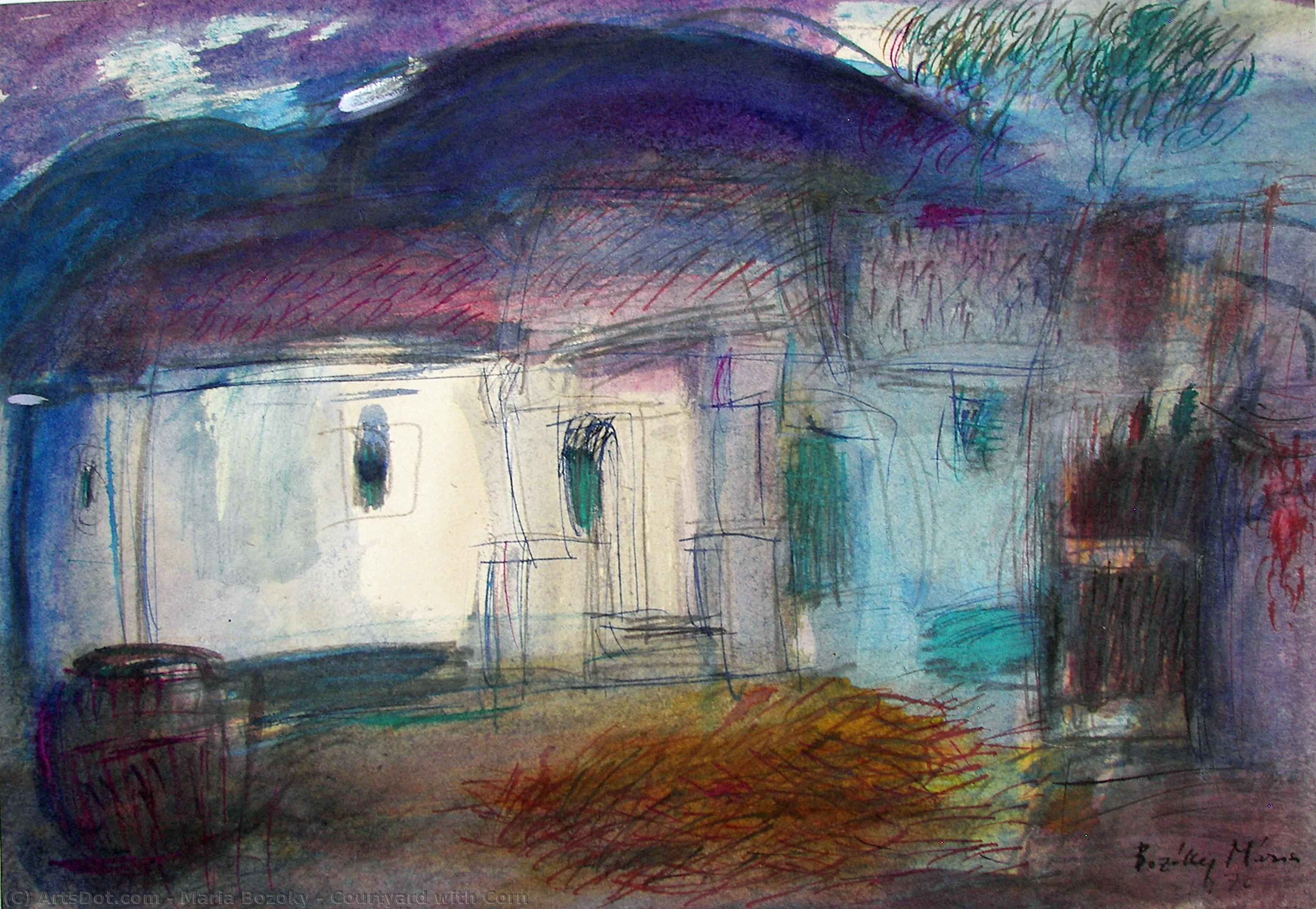 Courtyard With Corn — マリア・ボゾーキ