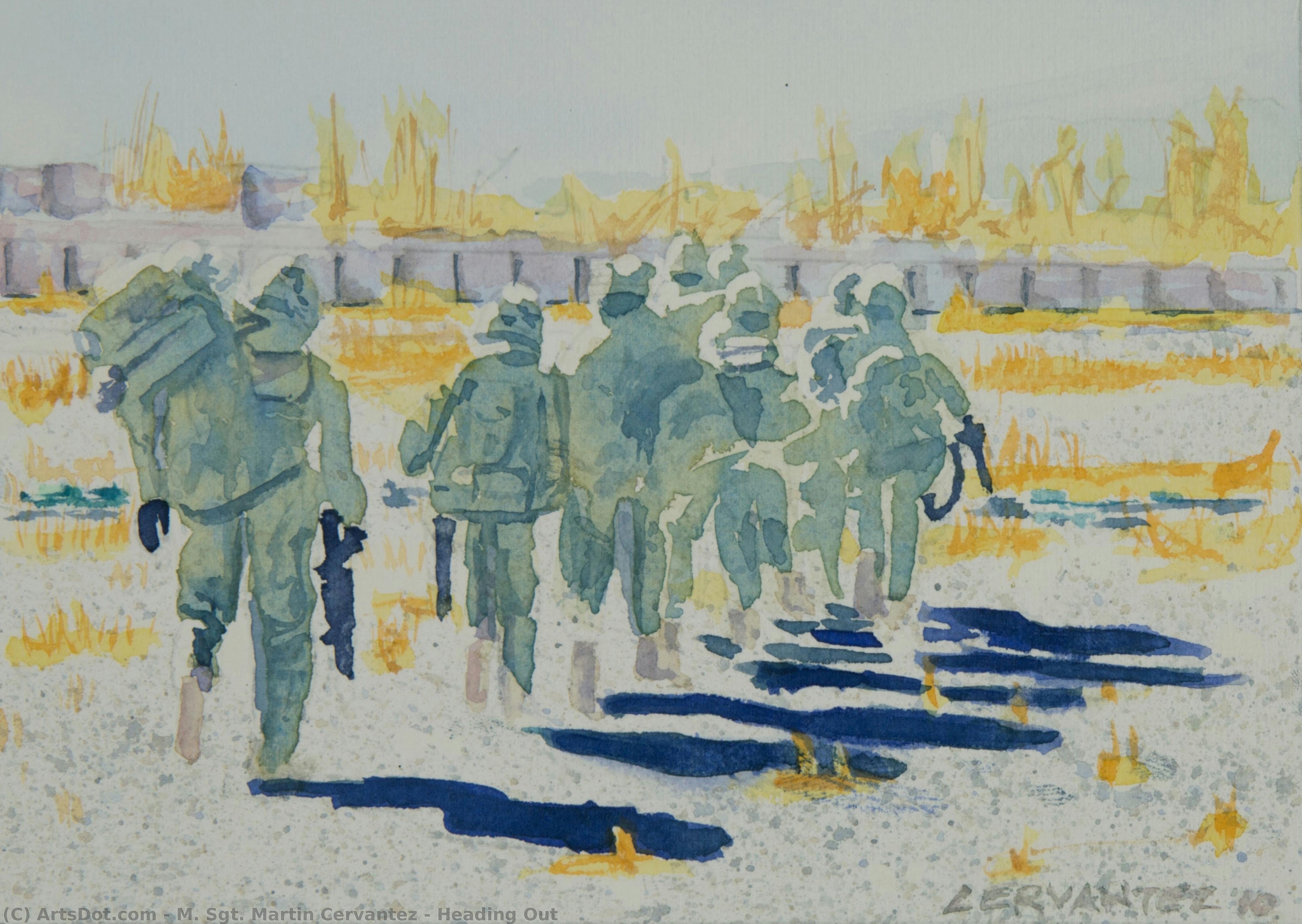 Heading Out — M. Sgt. Martin Cervantez