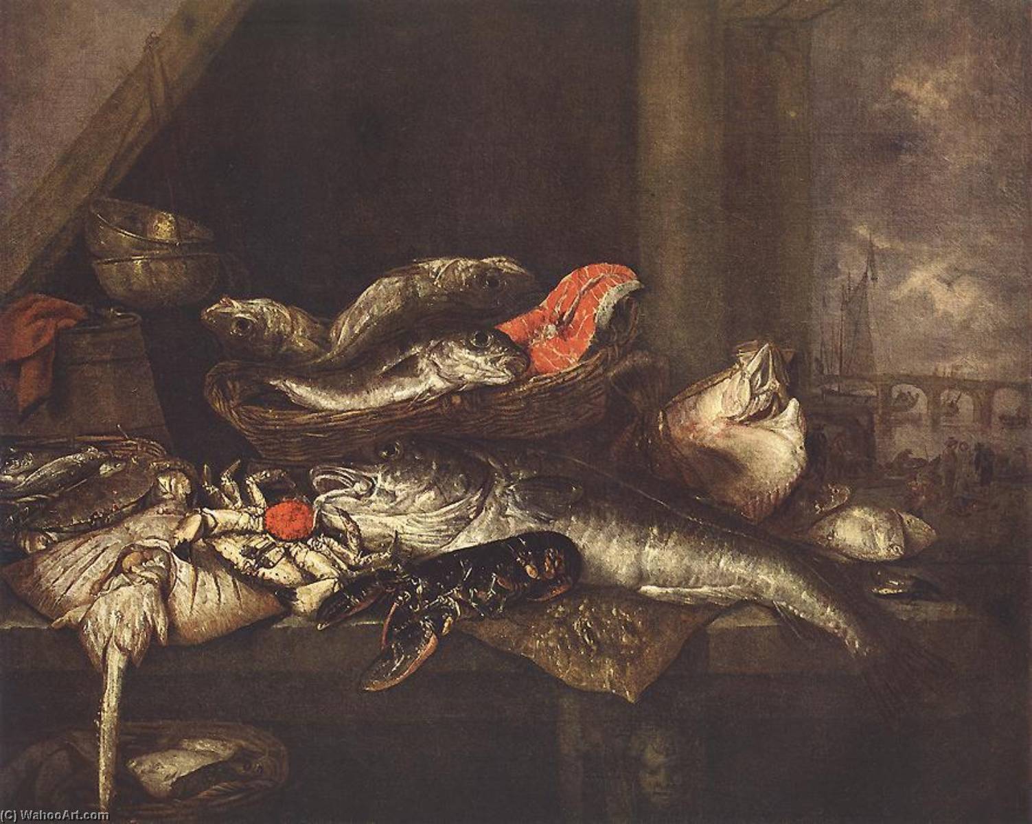 Still Life With Fishes — Abraham Hendricksz. Van Beyeren