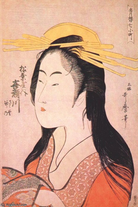 The Courtesan Kisegawa Of The Matsubaya — Kitagawa Utamaro