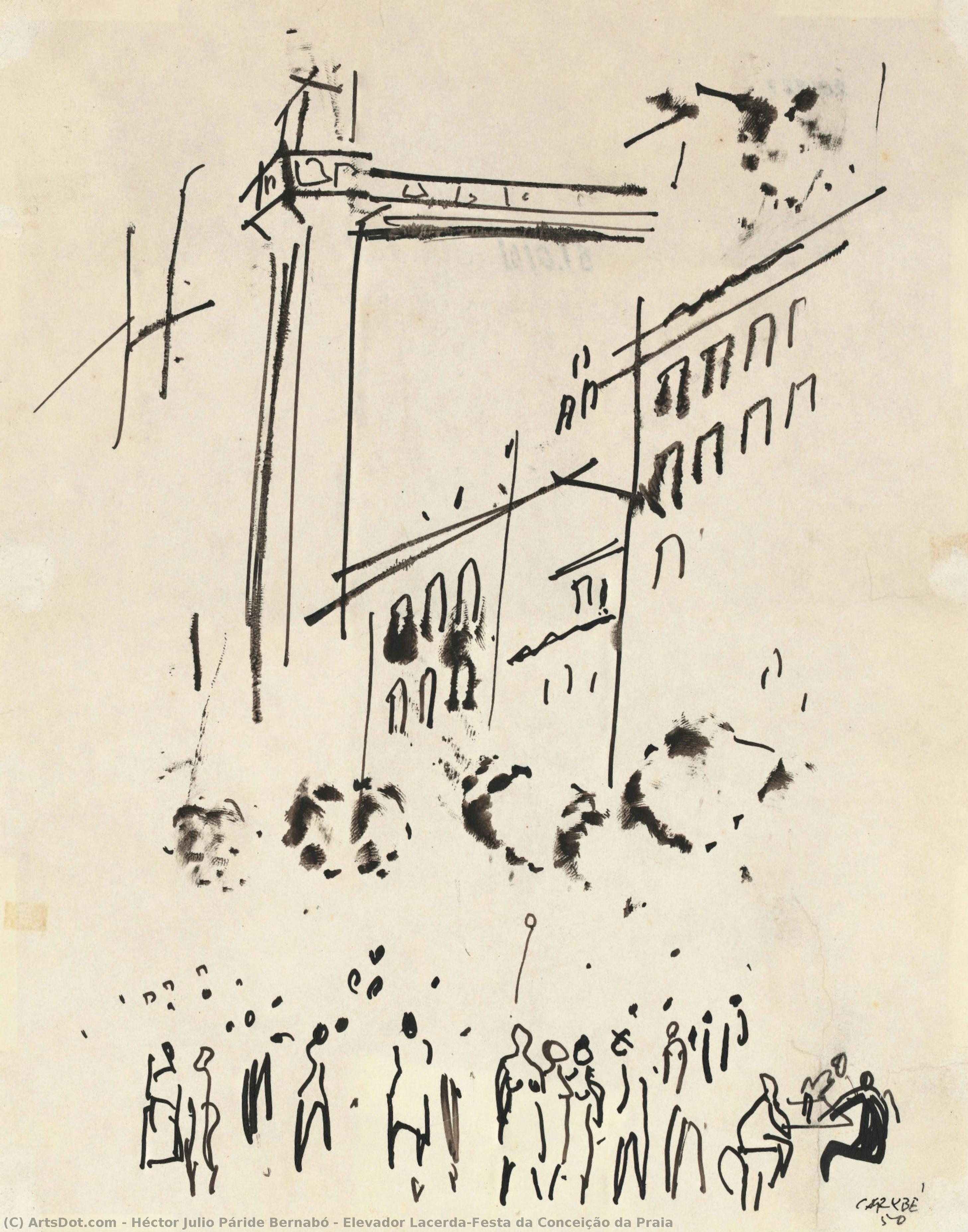 Elevador Lacerda/festa Da Conceição Da Praia — Carybé