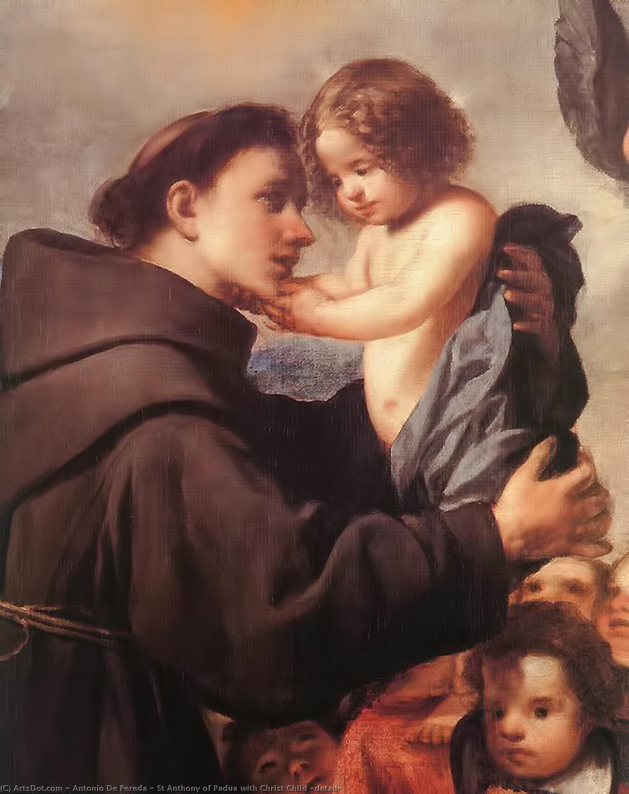 St Anthony Of Padua With Christ Child (detail) — Antonio De Pereda