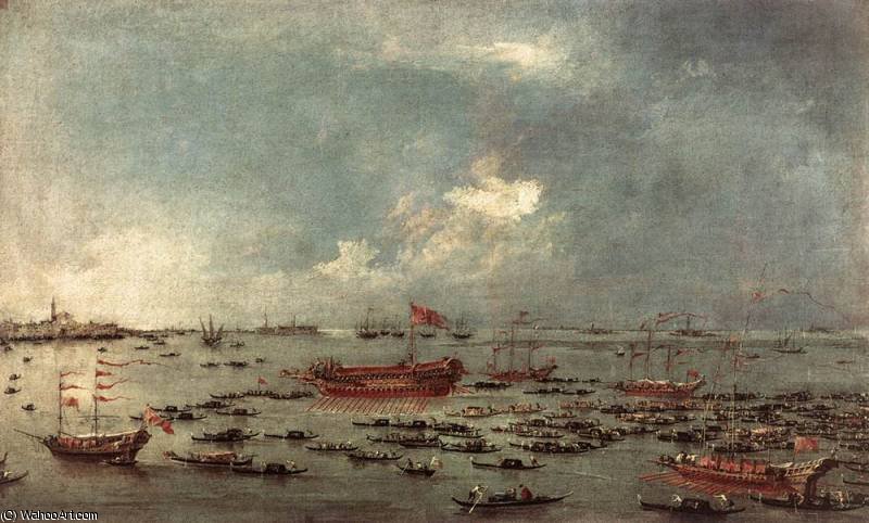 Outward Voyage Of The Bucintoro To San Nicolo Del Lido — Francesco Lazzaro Guardi